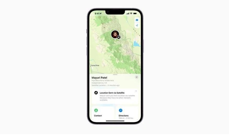 霍城苹果14维修分享iPhone14系列中 FindMy功能通过卫星分享位置方法教程 